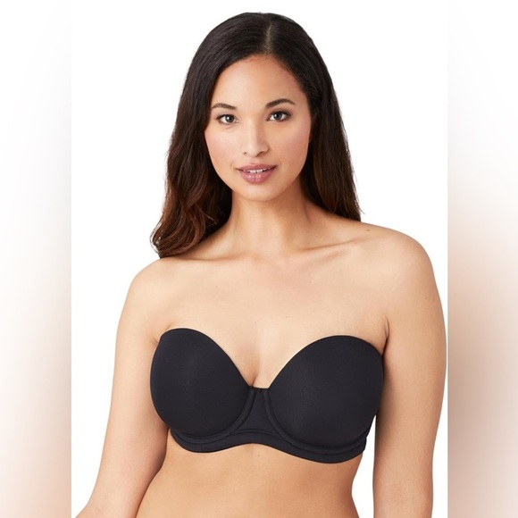 Wacoal Red Carpet Strapless Bra 34DD & 38D Black - 854199 - NWT - Picture 1 of 11